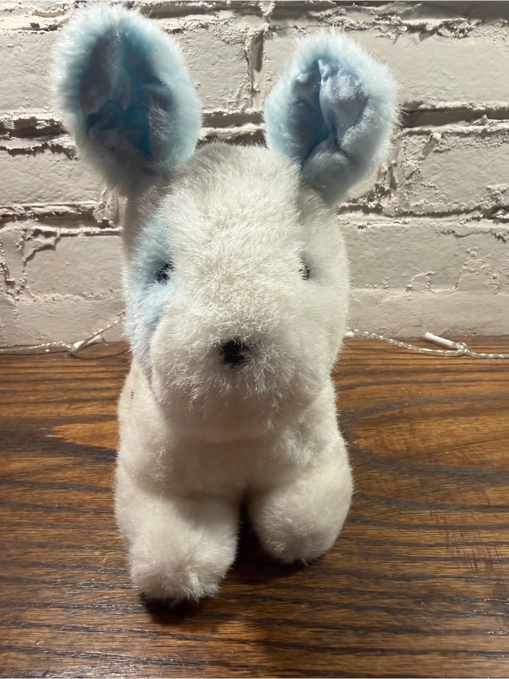 Vintage EDEN white/blue puppy plays how much is the doggie in the window